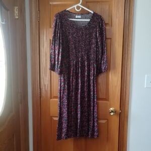 Croft & Barrow Multicolor Long Sleeve Dress